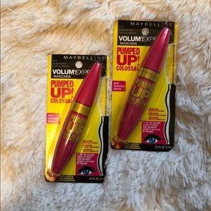 TWO Maybelline Collagen Mascara PumpedUp! Colossal